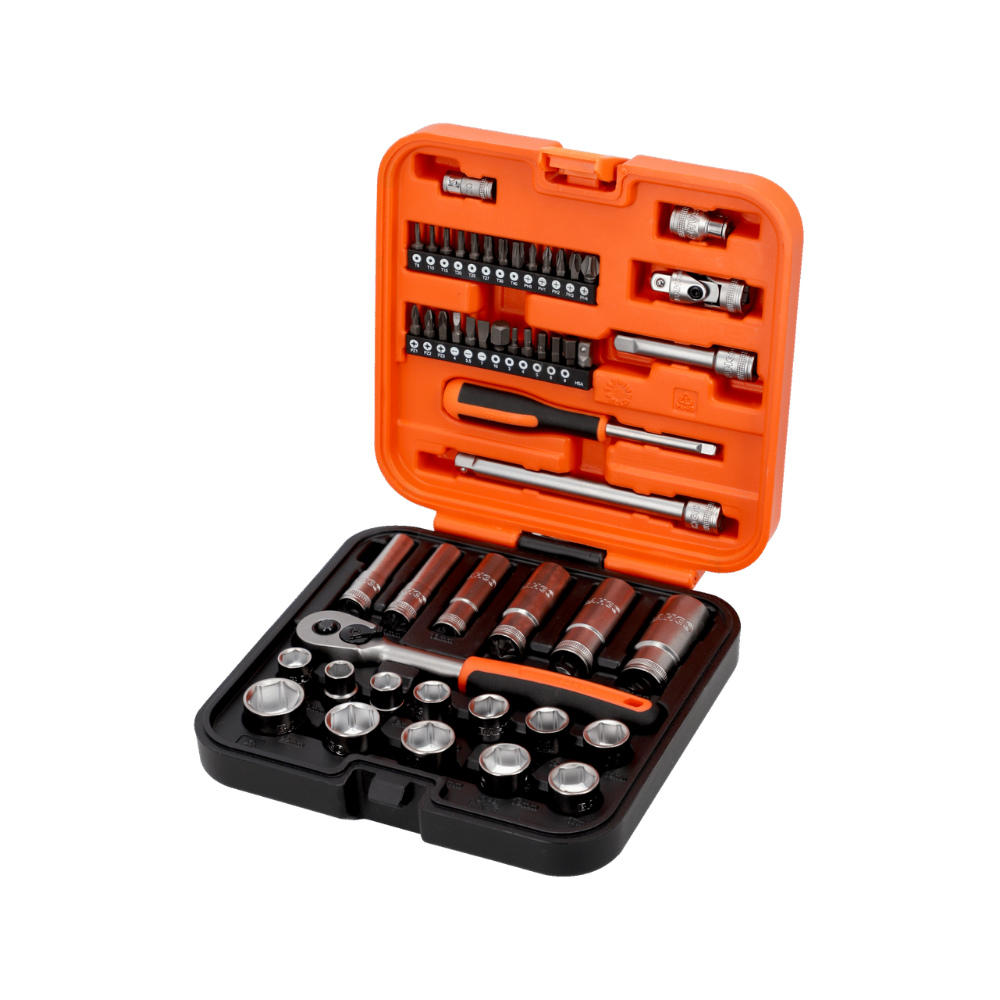Jeu de 51 douilles 6 pans 3/8" Bahco S51MC3H | ProForPro