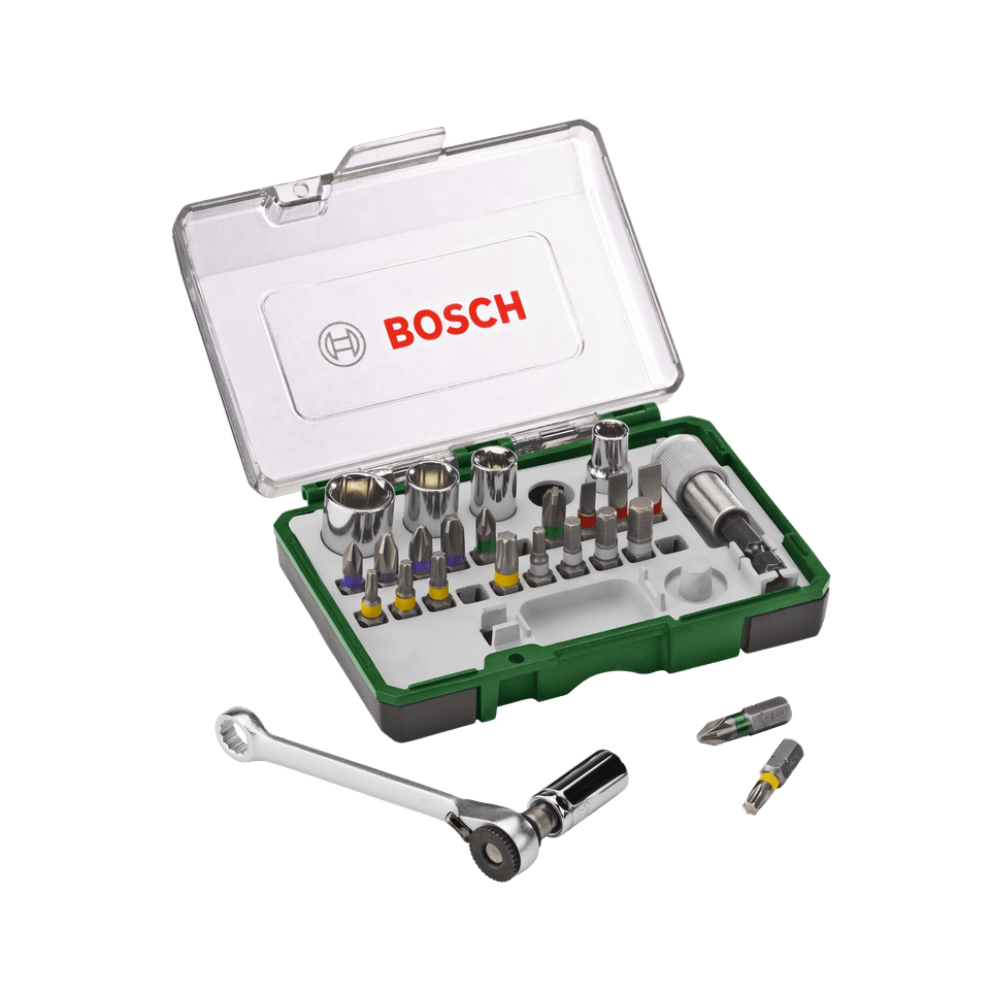 Bosch — Assortiment embouts de vissage avec cliquet 27 pièces | ProForPro
