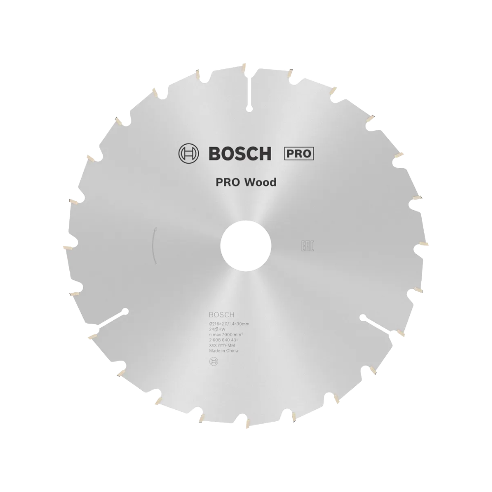 Bosch PRO Wood — Lame scie circulaire Ø 216 x 30 mm 24 dents | ProForPro