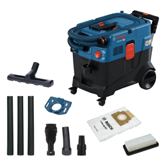 Bosch GAS 12-40 — Aspirateur de chantier 1200 W cuve 40 L eau et poussière | ProForPro