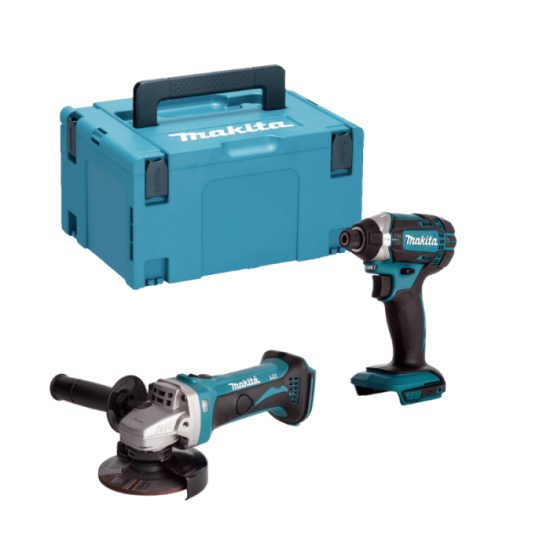 Lot meuleuse d'angle DGA452 + visseuse à chocs DTD152 Makita PROMO-LOT012 machines nues | ProForPro