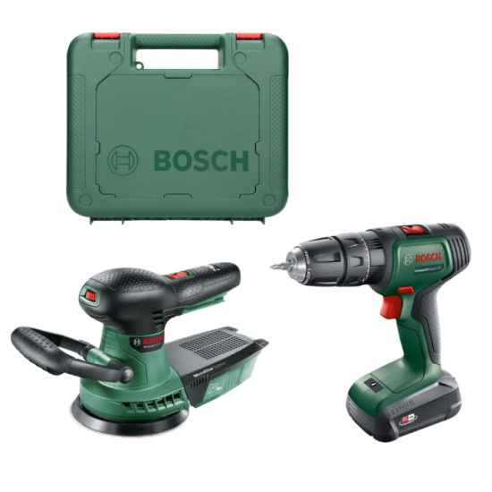 Bosch — Pack 2 outils 18V kit 2×2,0 Ah avec mallette | ProForPro