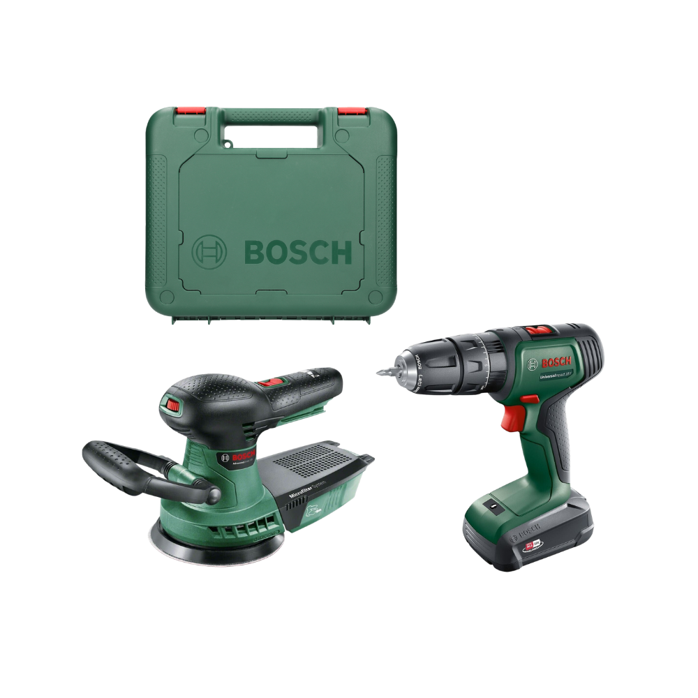 Bosch — Pack 2 outils 18V kit 2×2,0 Ah avec mallette | ProForPro