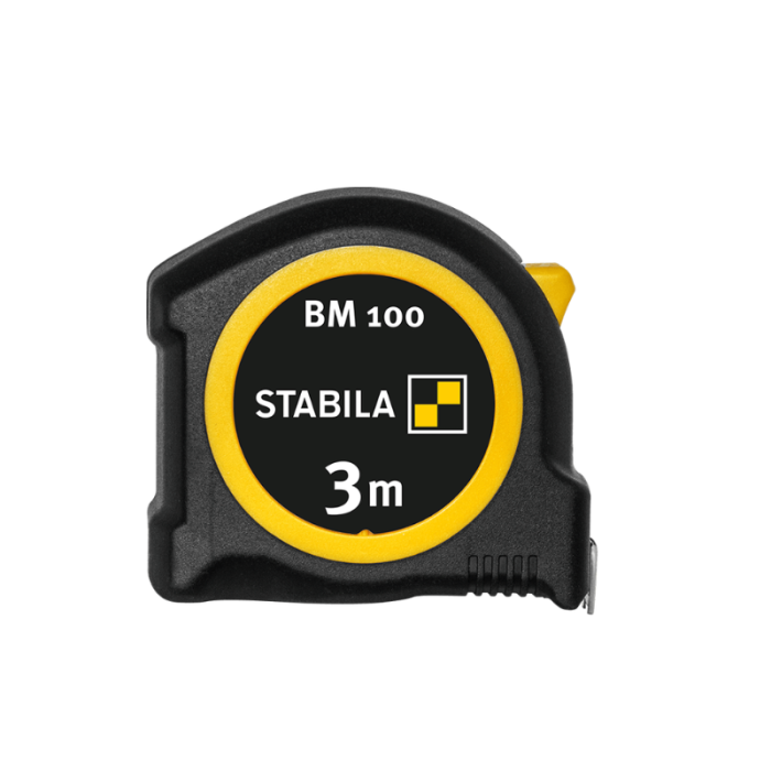 STABILA BM 100 - Mètre-ruban de poche 3 m