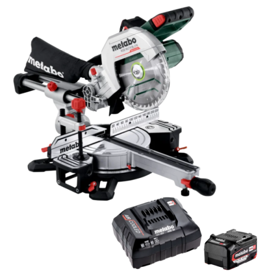Metabo KGS 18 LTX BL 216 Scie à onglet 18V Ø216 4,0Ah | ProForPro