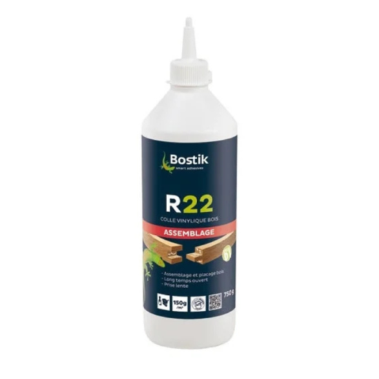 Colle vinylique à bois prise lente 750 g Bostik R22 | ProForPro