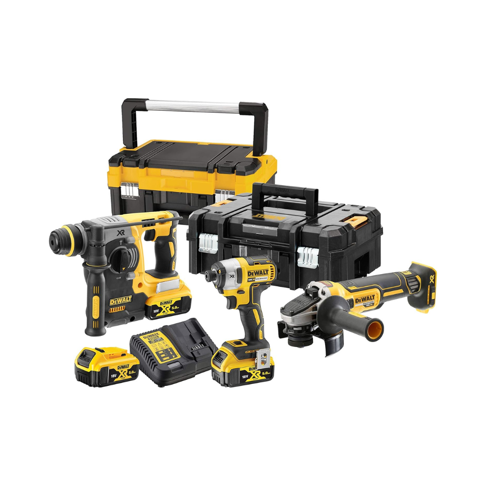 Pack 3 outils XR 18V DeWalt DCK305P3T-QW 3×5,0Ah | ProForPro