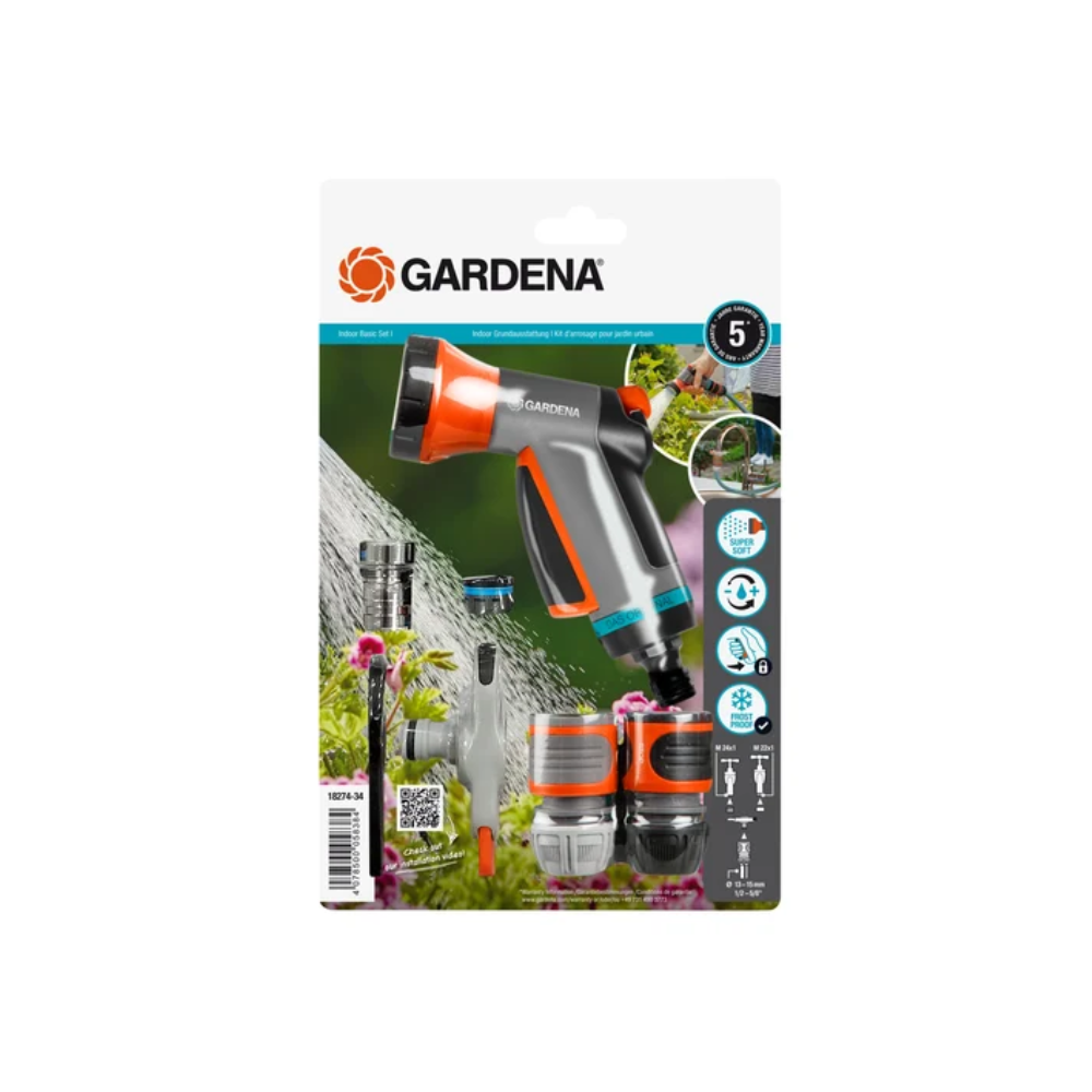Pistolet multijets avec raccord de robinet Gardena 18274-20