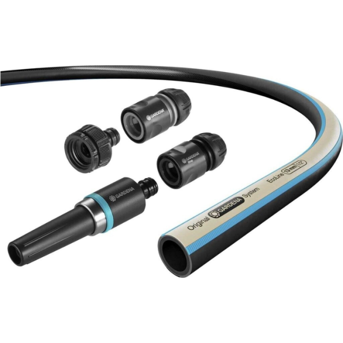 Kit tuyau EcoLine 20 m + nécessaire de base Gardena 18931-20