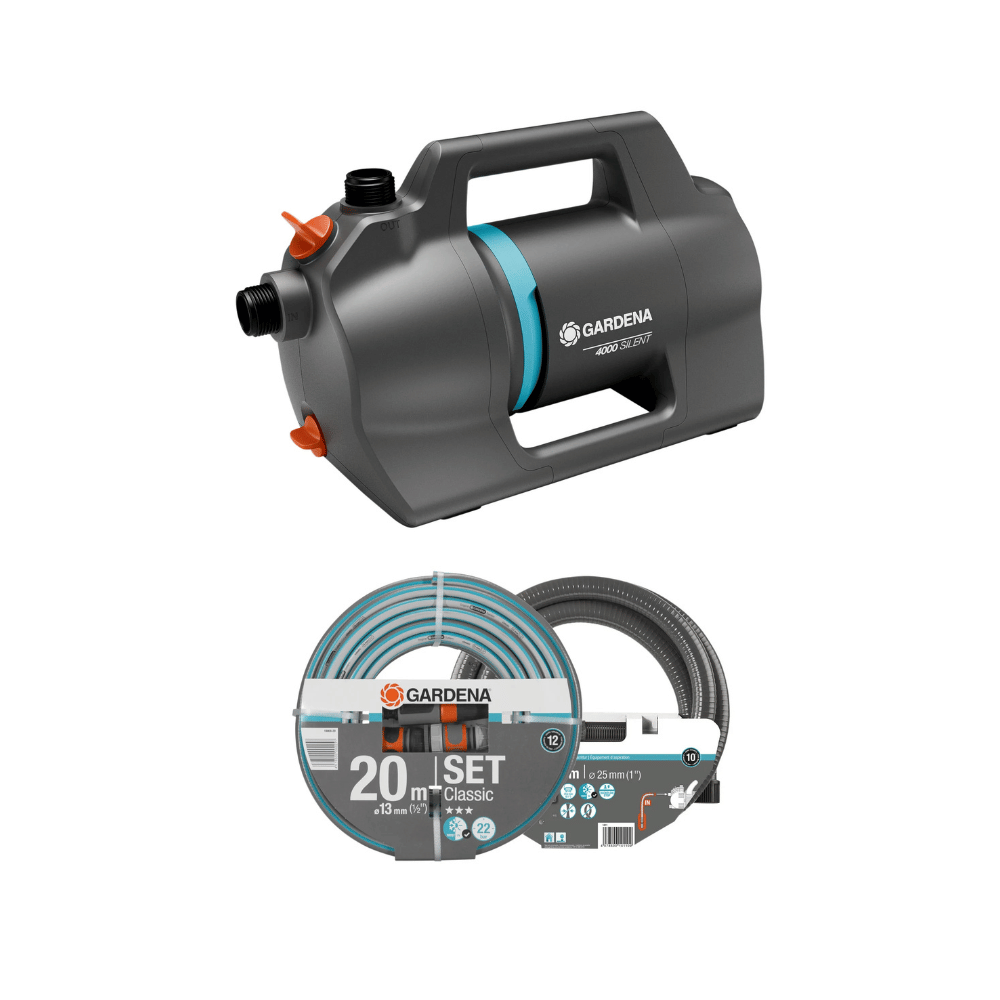 Kit pompe d'arrosage de surface 4100 Silent Gardena 09051-20