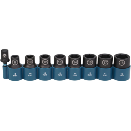 Ensemble de 8 douilles à chocs 1/2" Makita E-16645 pour visseuses à chocs | ProForPro