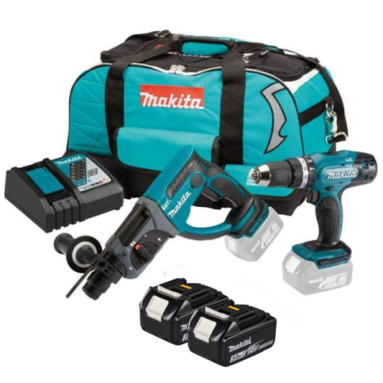 Combo 2 machines 18V LXT Makita DLX2025 2x3,0 Ah | ProForPro