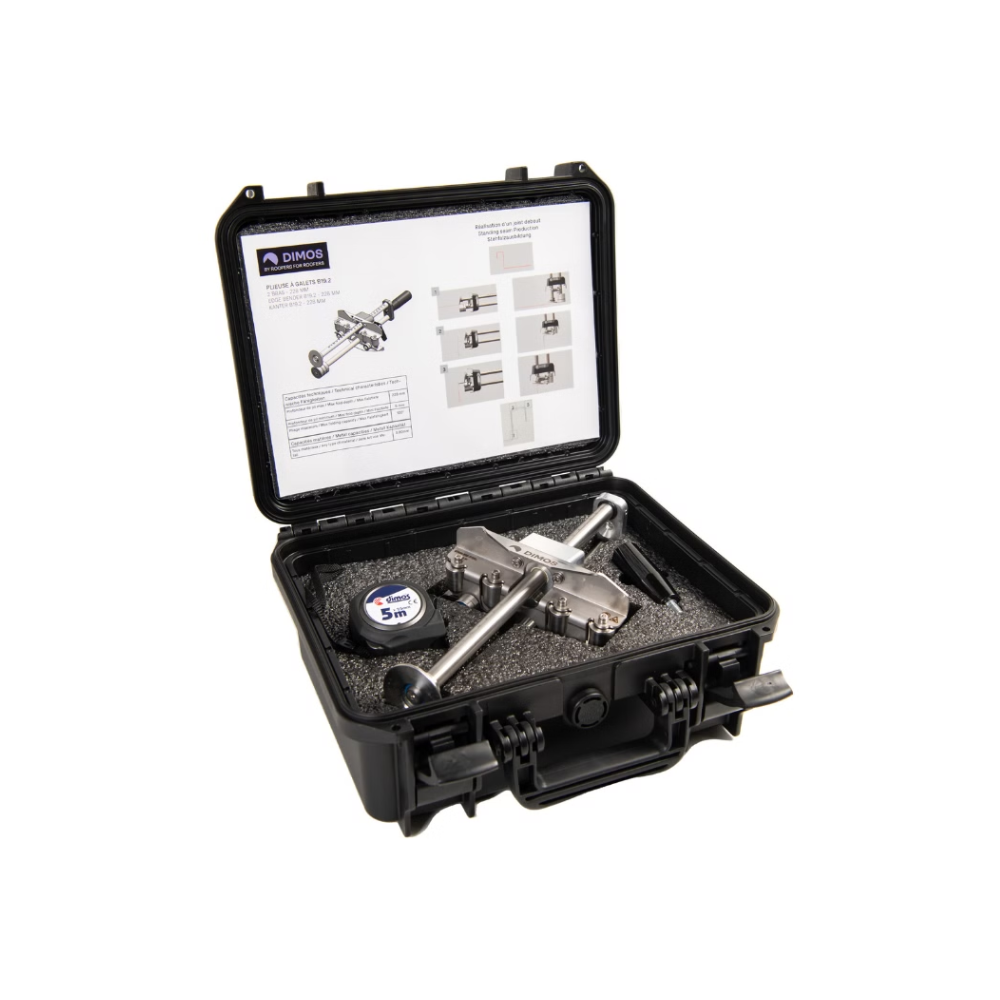 Plieuse à galets B19.2-2 avec mètre 5 m Dimos 216010