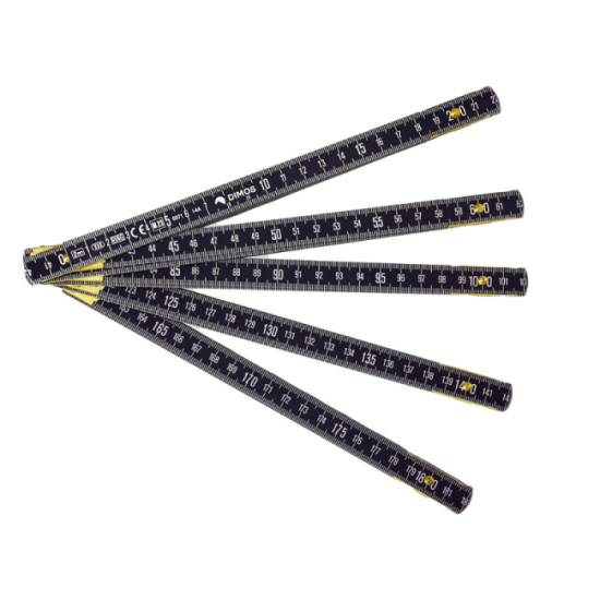 Double-mètre à branches dural 2 m ineffaçable Expert Dimos | ProForPro