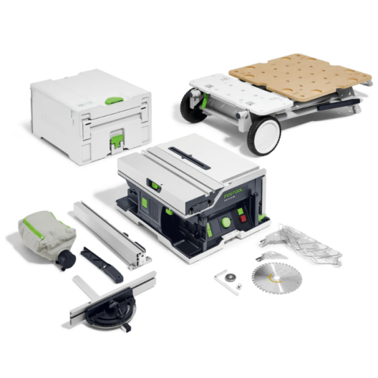 Scie sur table sans fil Festool CSC SYS 50 EB-Basic-Set Solo 577371