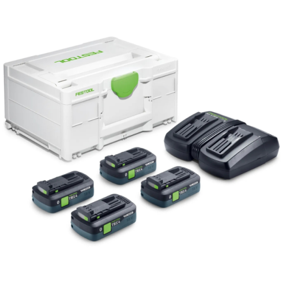 Set énergie 18V Festool 578823 4×4,0Ah + chargeur double SYS | ProForPro