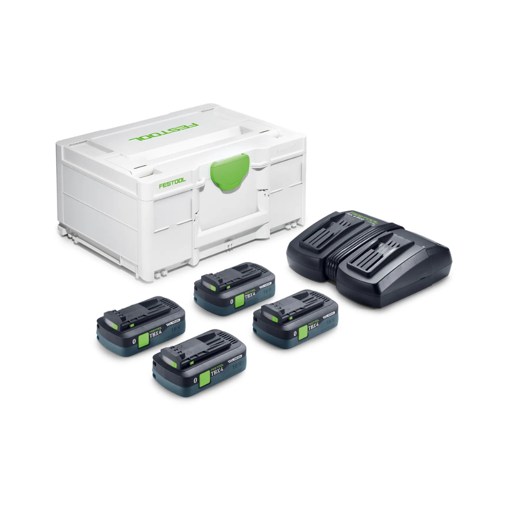 Set énergie 18V Festool 578823 4×4,0Ah + chargeur double SYS | ProForPro