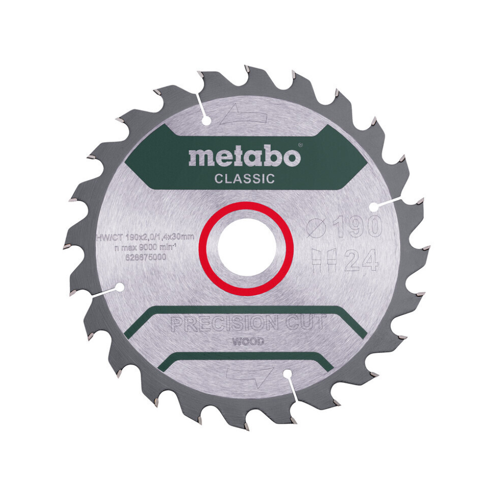 Metabo Lame scie circulaire 190x30 Z24 HW/CT | ProForPro
