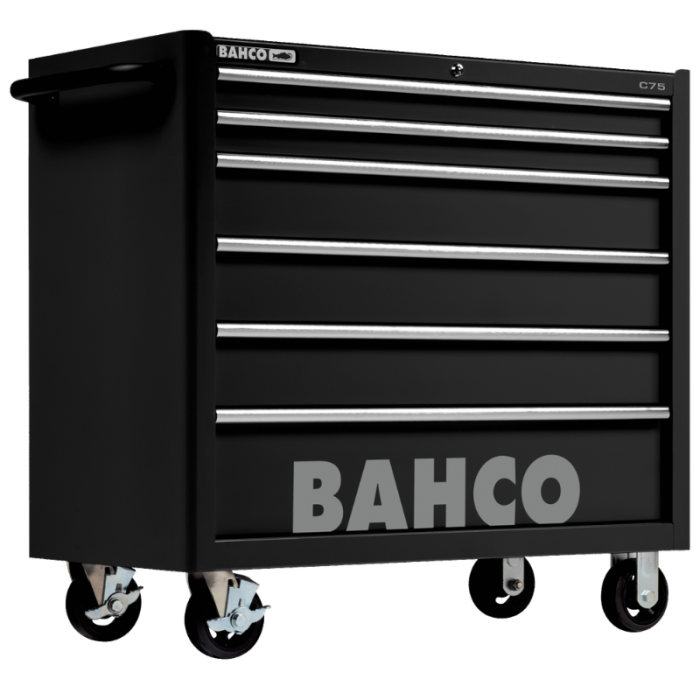 Servante d'atelier 6 tiroirs grande capacité noire Bahco 1475KXL6BLACK | ProForPro