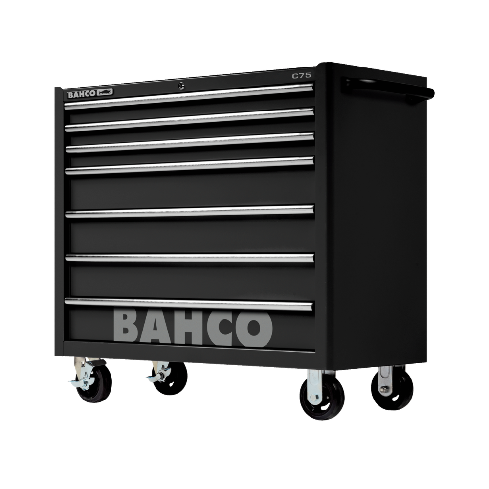 Servante d'atelier 7 tiroirs très grande capacité noire Bahco 1475KXL7BLACK | ProForPro