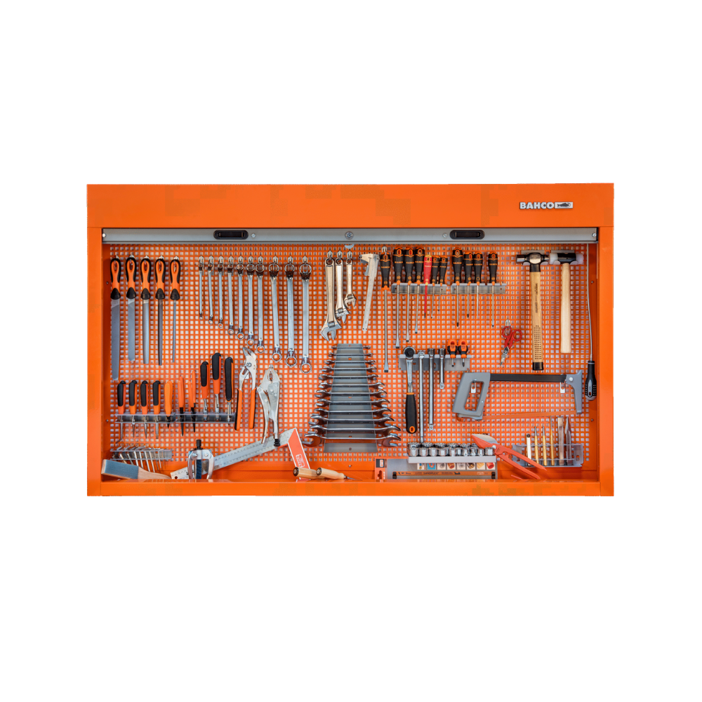 Armoire 1800 mm à volet roulant + kit d'outils 110 pièces Bahco 1495CS18 | ProForPro