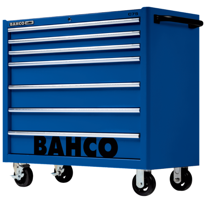 Servante d'atelier 7 tiroirs très grande capacité bleue Bahco 1475KXL7BLUE | ProForPro