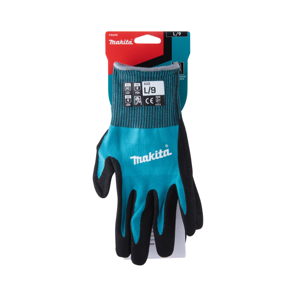 Gants de sécurité taille L (9) Makita P-84698 | ProForPro