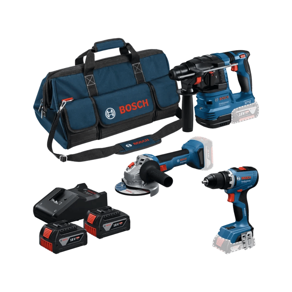 Pack 3 outils 18V Bosch Professional 2x 4,0 Ah en sac