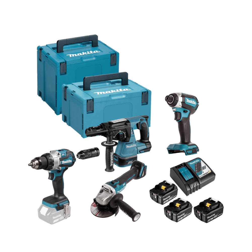 Combo 4 machines 18V LXT Makita DLX4183T3J 3x5,0 Ah | ProForPro