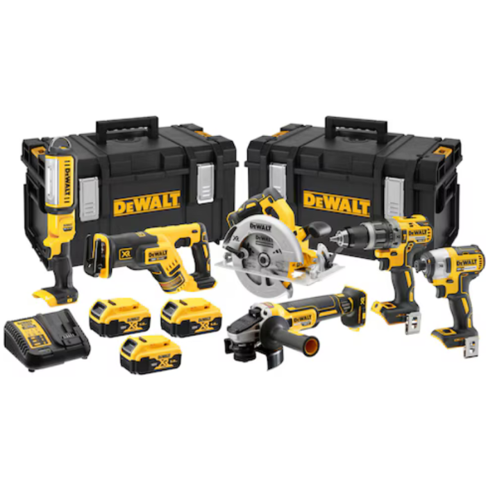Pack 6 outils XR 18V DeWalt DCK623P3-QW 3×5,0Ah | ProForPro