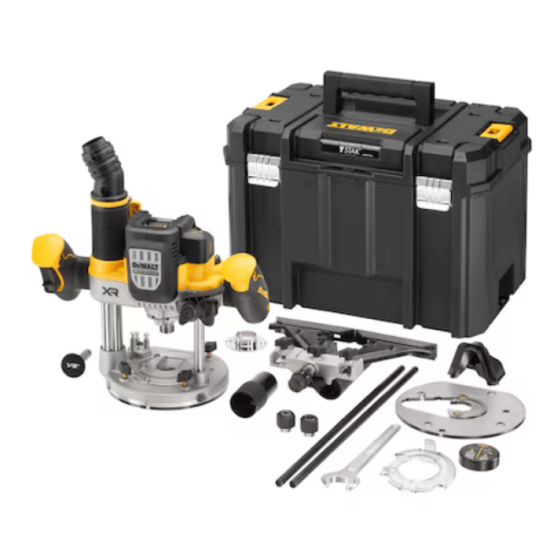 DeWalt DCW620NT — Défonceuse plongeante sans fil 18V XR brushless nue | ProForPro