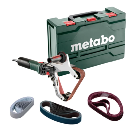 Ponceuse à tubes 1550 W Metabo RBE 15-180 Set MetaBox