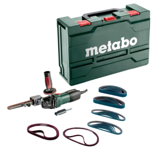 Ponceuse à bande lime électrique 950 W Metabo BFE 9-20 Set