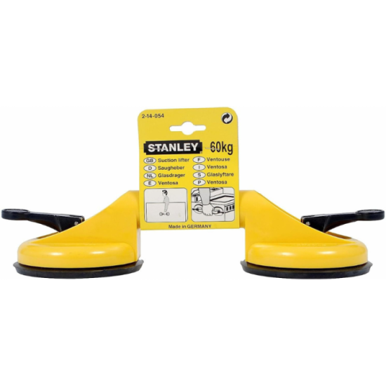Stanley 2-14-054 Ventouse manutention double tête Ø120 60kg | ProForPro