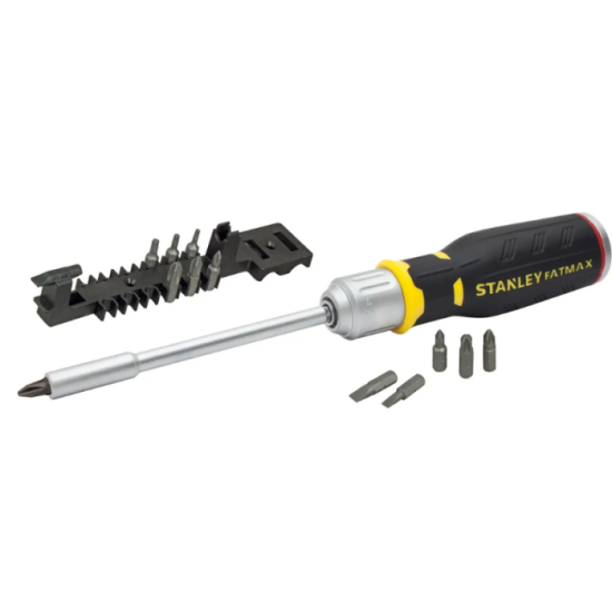 Tournevis à cliquet FatMax + 12 embouts Stanley FMHT0-62690 | ProForPro