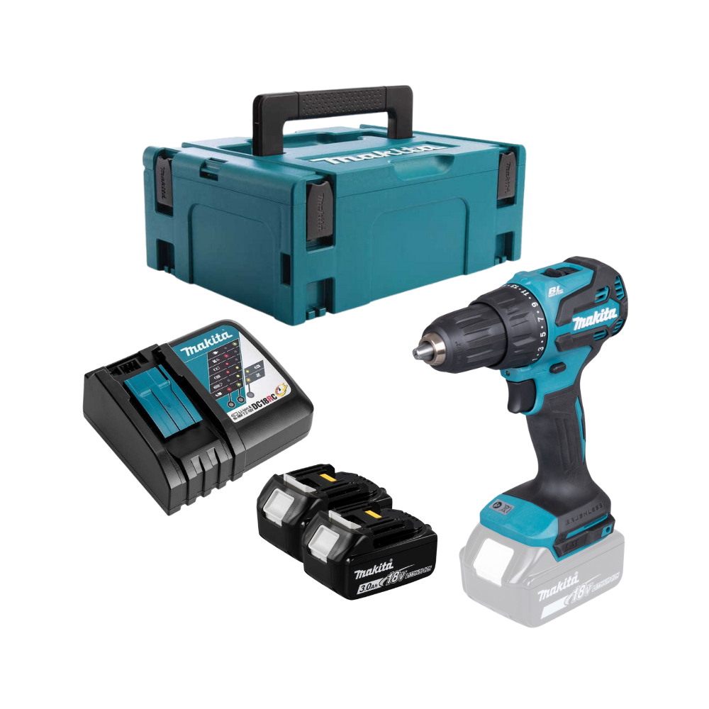 Makita Perceuse à percussion 18V LXT 65 Nm, brushless, percussion