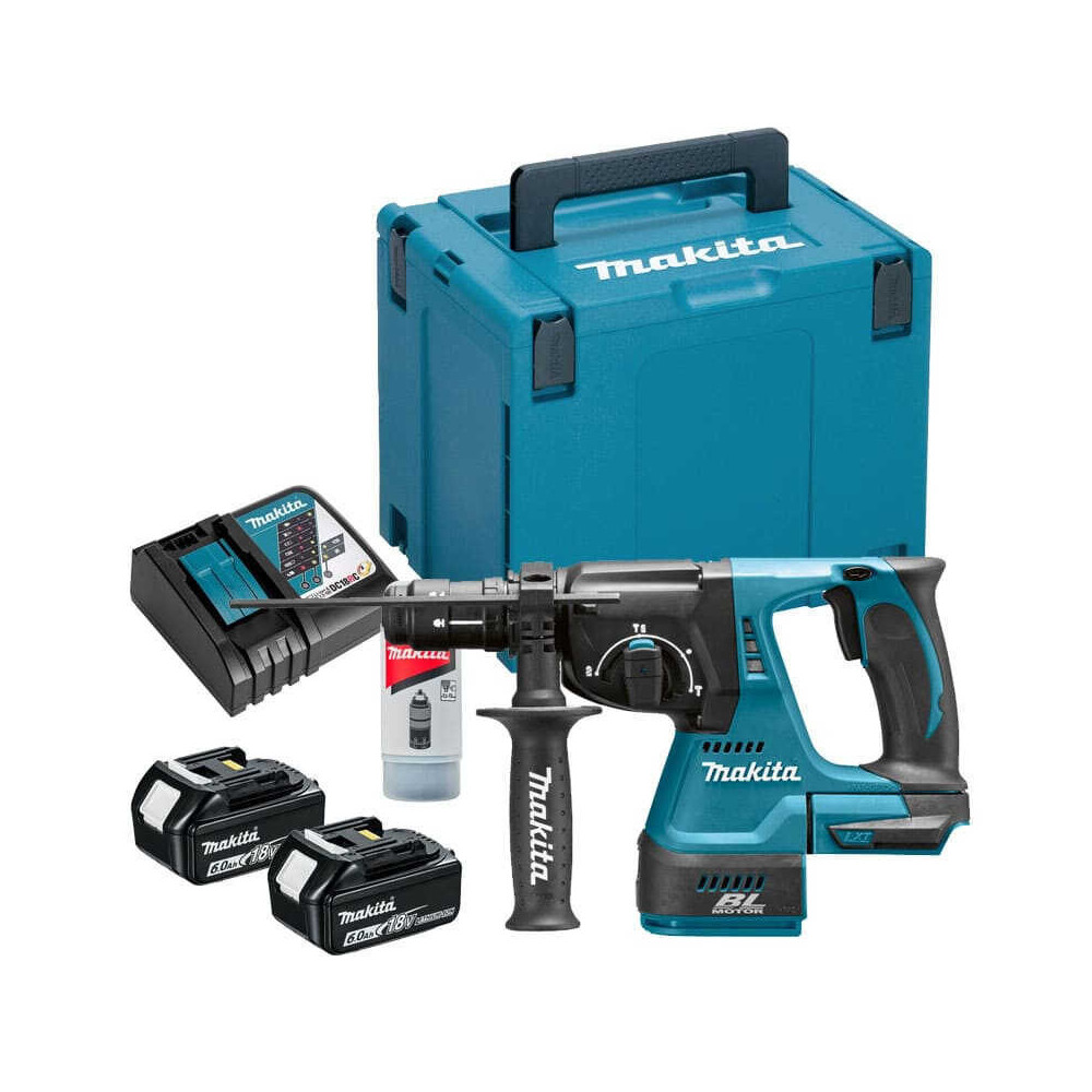 Makita Perfo-burineur 18V LXT SDS-Plus, 2,0 J, brushless, mandrin interchangeable