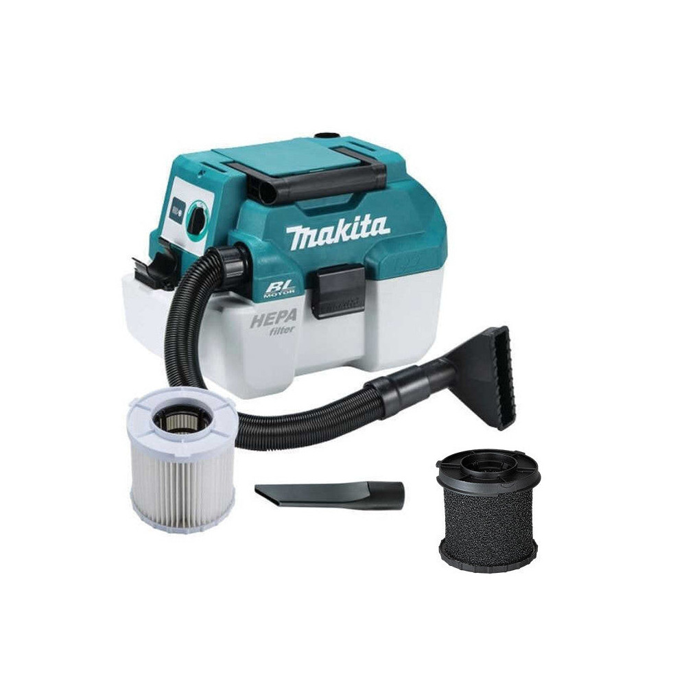 Aspirateur de chantier sans fil Makita 18V LXT 7,5 L