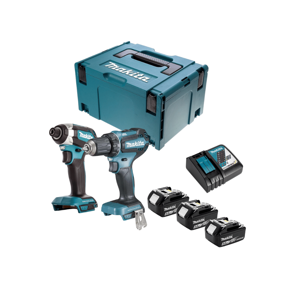 Makita Combo pack 18V LXT : perceuse-visseuse + visseuse à chocs