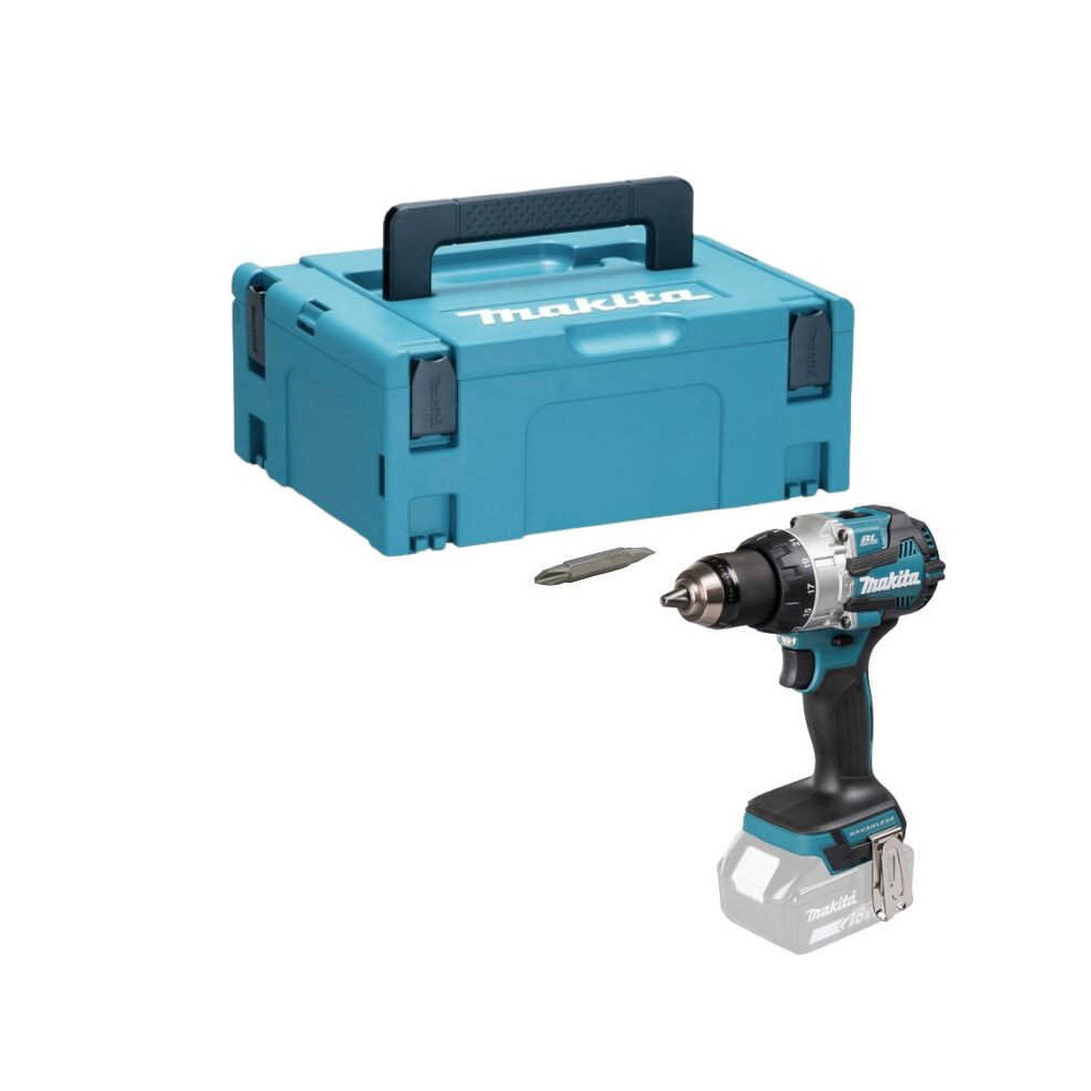 Makita Perceuse à percussion 18V LXT 70 Nm, brushless compacte, percussion