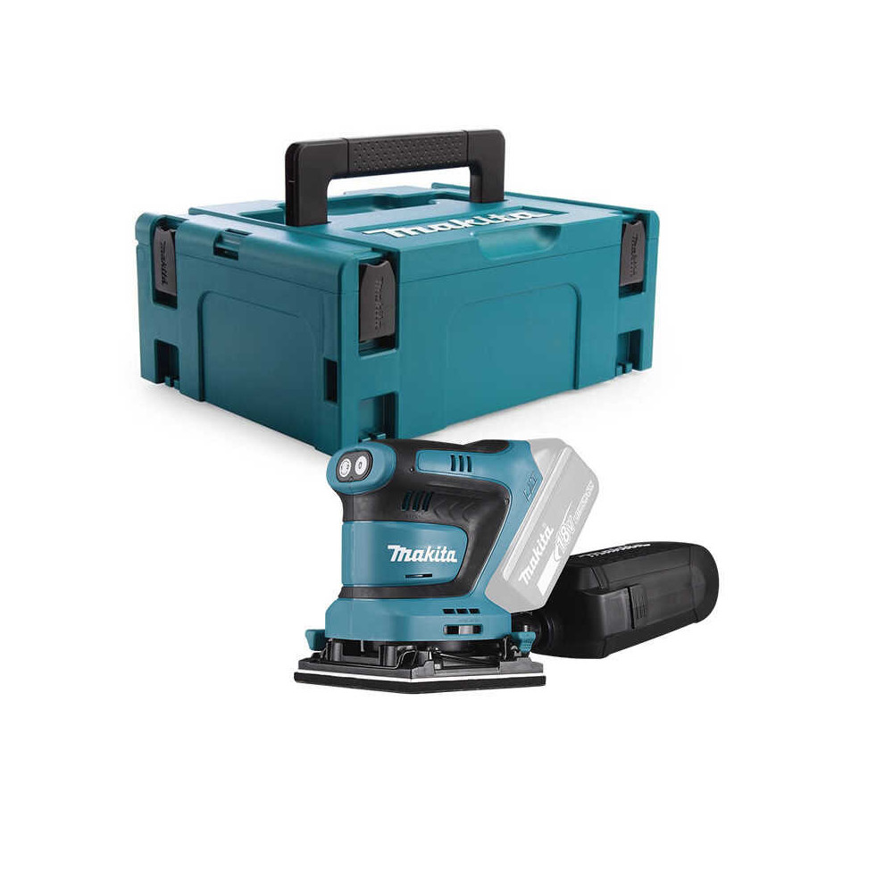 Makita Ponceuse de finition 18V LXT 114 × 102 mm, sans fil