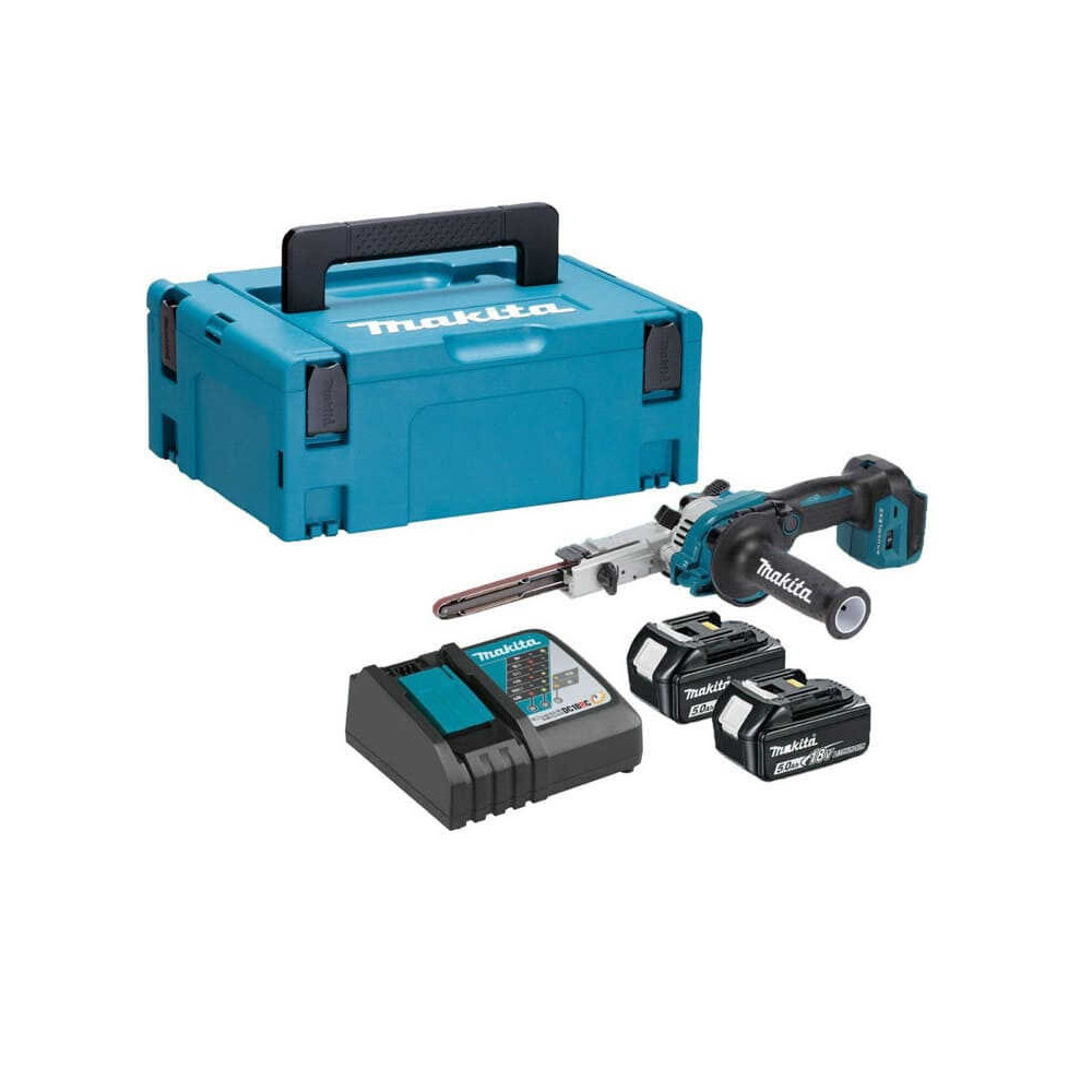 Makita Ponceuse à bande 18V LXT Brushless, bande 76 × 533 mm