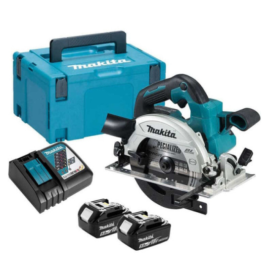 Makita Scie circulaire 18V LXT Ø165 mm, brushless, coupe 57 mm