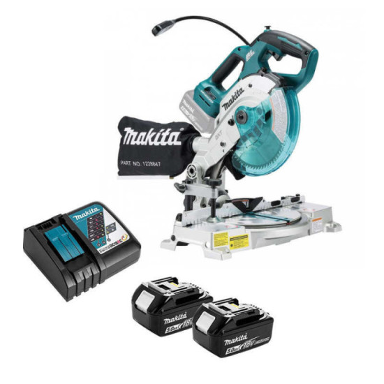 Makita Scie à onglets radiale 18V LXT Ø165 mm, brushless, ultra-compacte