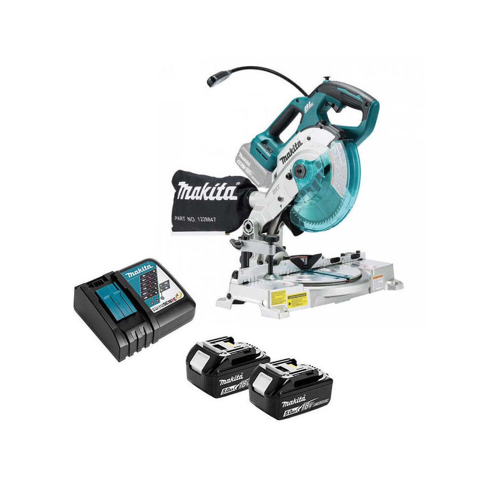 Makita Scie à onglets radiale 18V LXT Ø165 mm, brushless, ultra-compacte
