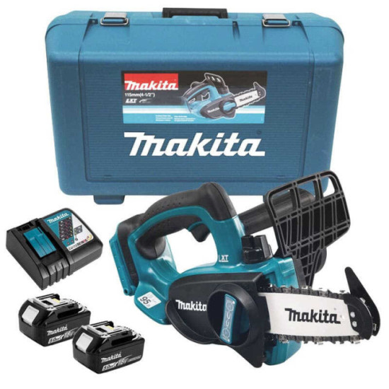 MAKITA Tronçonneuse d'élagage 18V guide 11,5 cm (Solo) en coffret