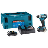 Boulonneuse Makita DTW180RAJ 2x2,0 Ah au prix HT