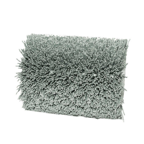 Brosse nylon abrasif grain 80 support metal