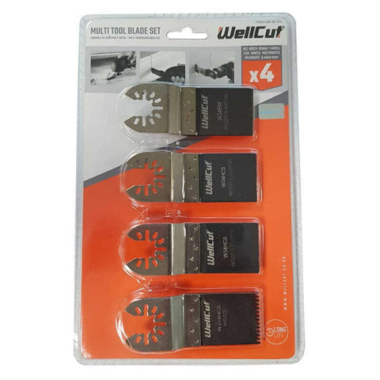 Lames pour outil multifonctions wellcut wc MT4