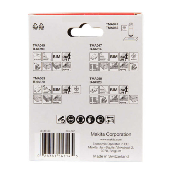Pack 5 accessoires starlock Makita b 67480